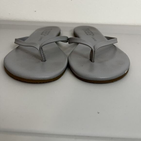 Tkee’s Women’s Liners Gray Slip On Strappy Flip Flop Sz 6.5, EU 37 - Picture 5 of 7